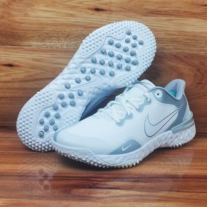 Nike Alpha Huarache Elite 3 White Turf Softball Shoes CZ0103-102 Women Size 6.5